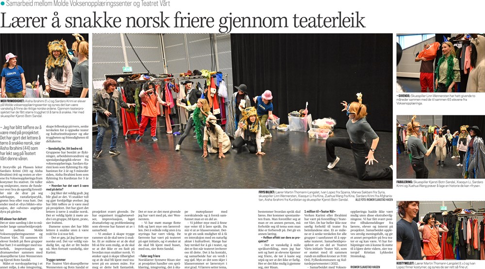 Lærer å snakke norsk friere gjennom teaterleik Romsdals Budstikke Kopi _003_.jpg Lærer å snakke norsk friere gjennom teaterleik Romsdals Budstikke Kopi _003_.jpg